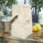 Canvas lunch bag with strap   high fidelity co