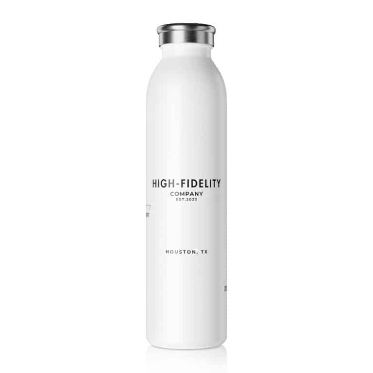 Slim water bottle   high fidelity co