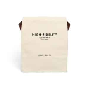 High Fidelity Canvas Lunch Bag