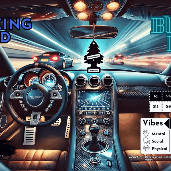 I - "Black Ice" (Relaxing Hybrid) THCa Flower Bulk