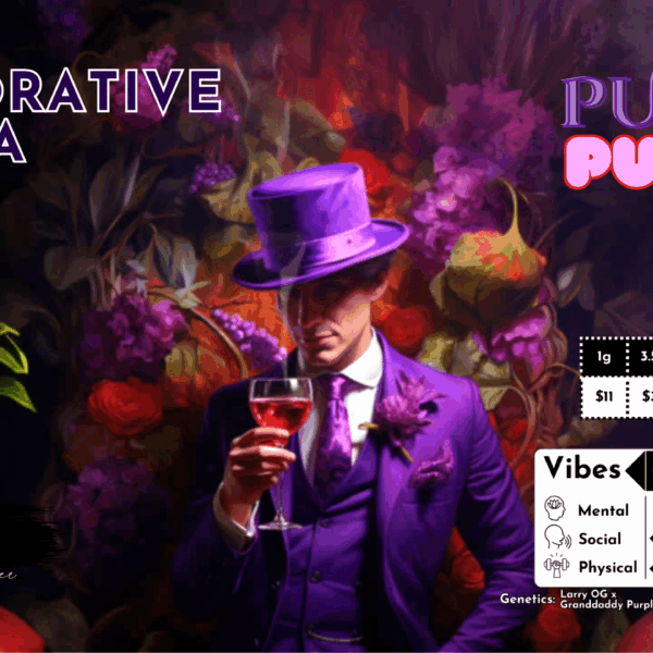 Headliner "Purple Punch" (Restorative Indica ) THCa Flower Bulk