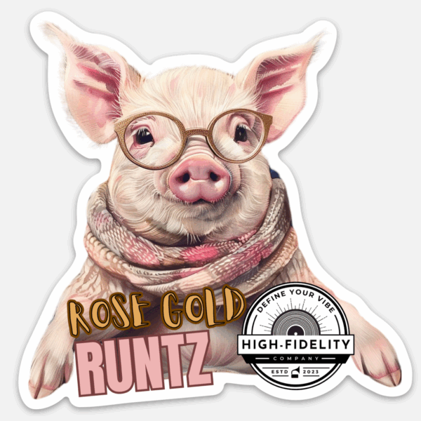 Rose Gold Runtz Sticker