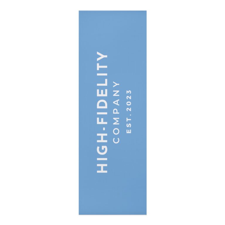 High fidelity blue foam yoga mat   high fidelity co