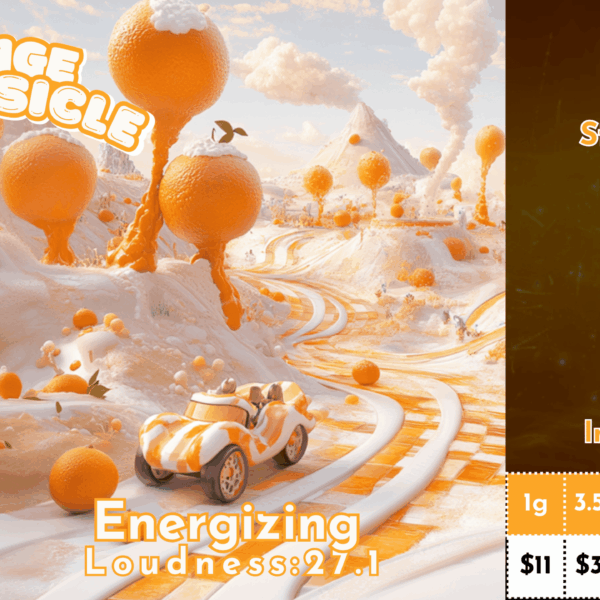 "Orange Creamsicle" (Energizing Sativa) THCa Flower Bulk