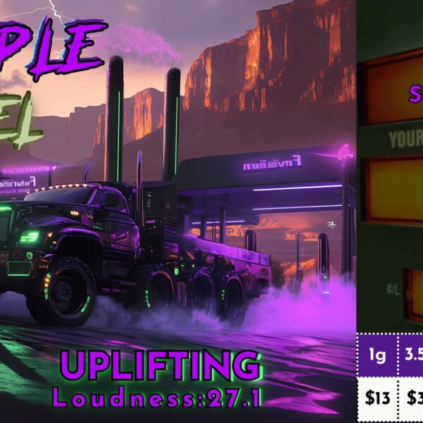 “Purple Diesel" (Uplifting Sativa) THCa Flower Bulk