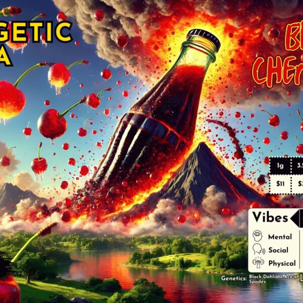 "Black Cherry Soda" (Energizing Sativa) THCa Flower Bulk