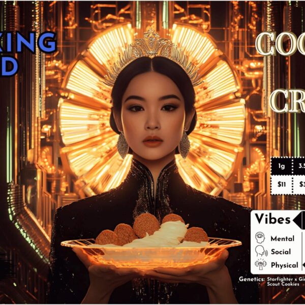 "Cookies and Cream" (Relaxing Hybrid) THCa Flower Bulk