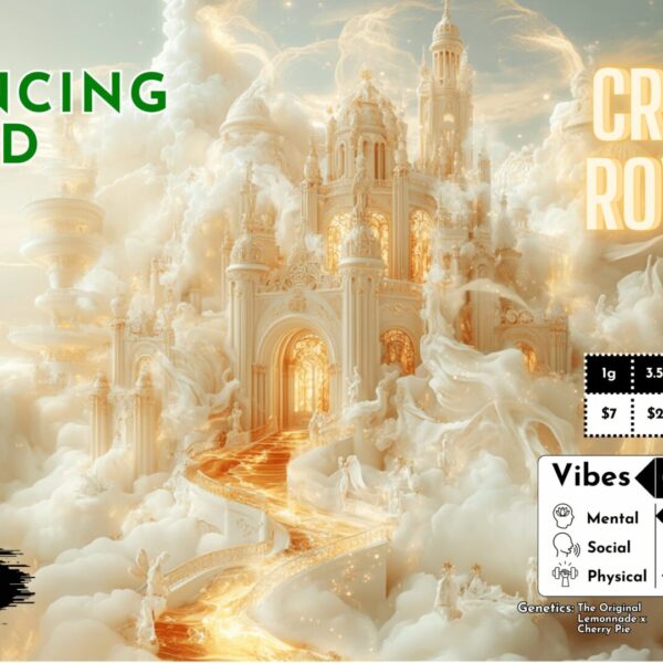 "Cream Royale" (Relaxing Hybrid) THCa Flower Bulk