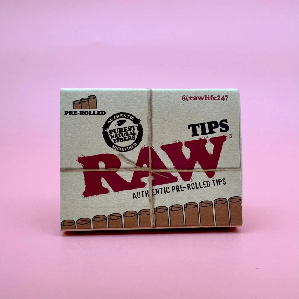 RAW Pre-Rolled Tips cannabis accessory