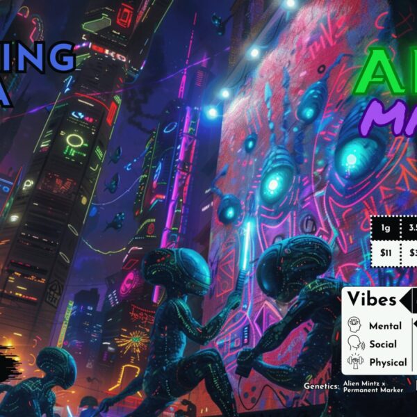 "Alien Marker" (Relaxing Indica) THCa Flower Bulk