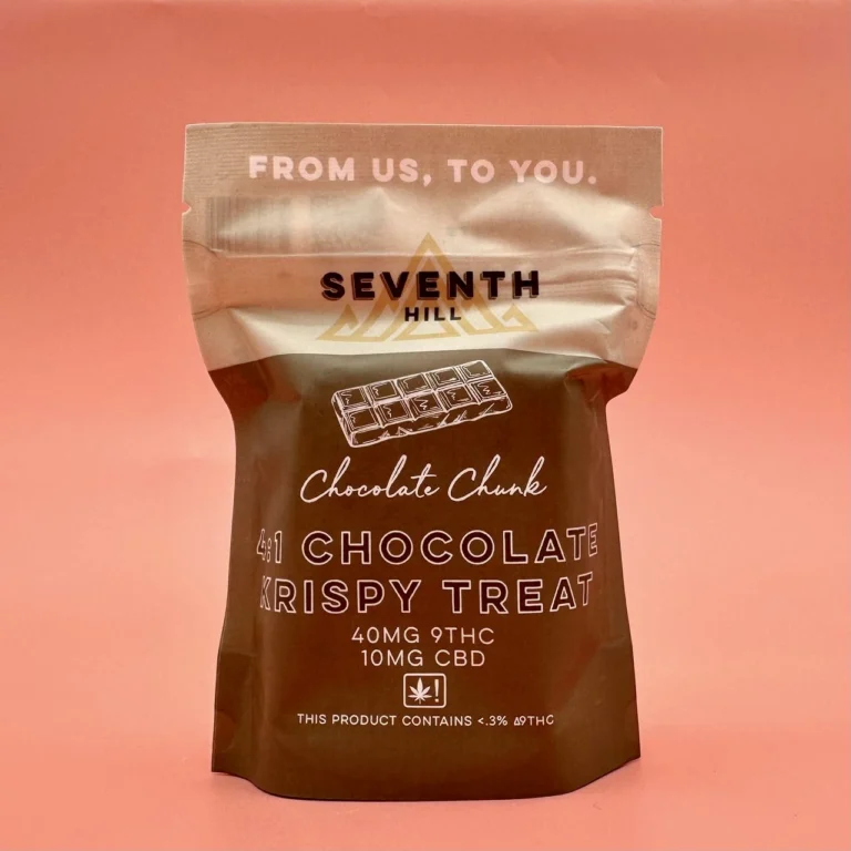 Chocolate Chunk Krispy Treat 1ct (50mg/Ea.) THC chocolate
