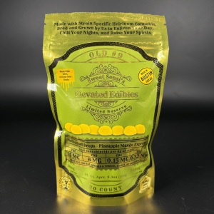 pineapple mango express elevated edibles gum drops 30ct 22mgea  sativa   high fidelity co