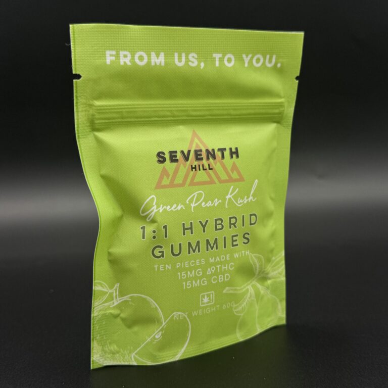 Green pear kush gummies 10ct 30mgea hybrid   high fidelity co