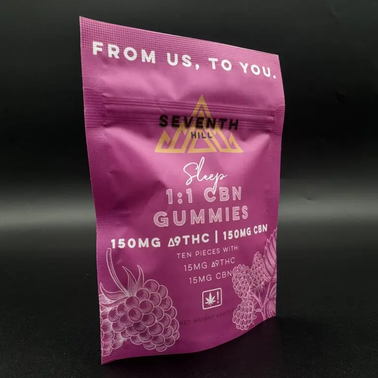 Raspberry Gummies 10ct (30mg/Ea.)(Indica) THC gummies