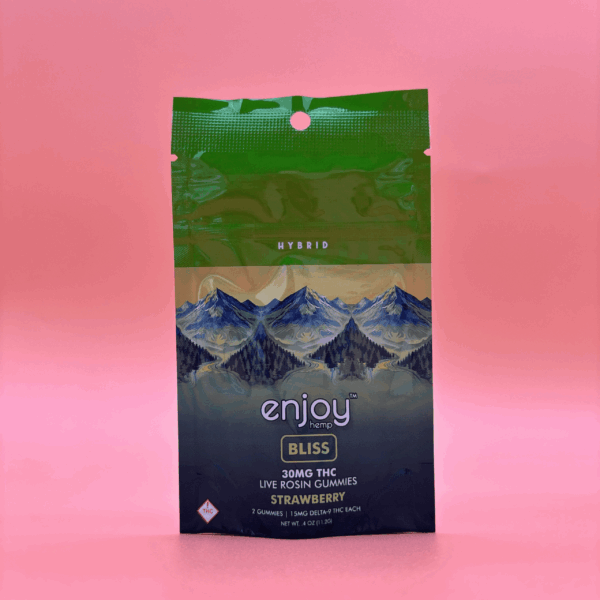 Live Rosin Grab 'n' Go Gummies 2ct (15mg/Ea.) (Strawberry Hybrid)