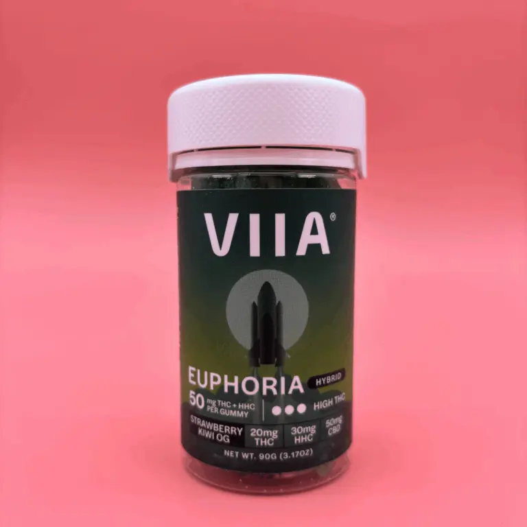 Strawberry Kiwi OG Euphoria Gummies 12ct (70mg/Ea.) THC gummies