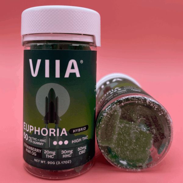 "Strawberry Kiwi OG" Euphoria Gummies 12ct (70mg/Ea.) (Hybrid)