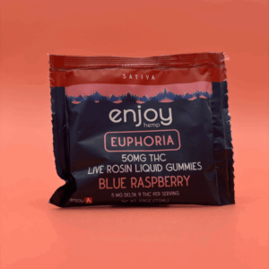Live rosin grab n go liquid gummies 1ct 50mgea  blue raspberry sativa   high fidelity co
