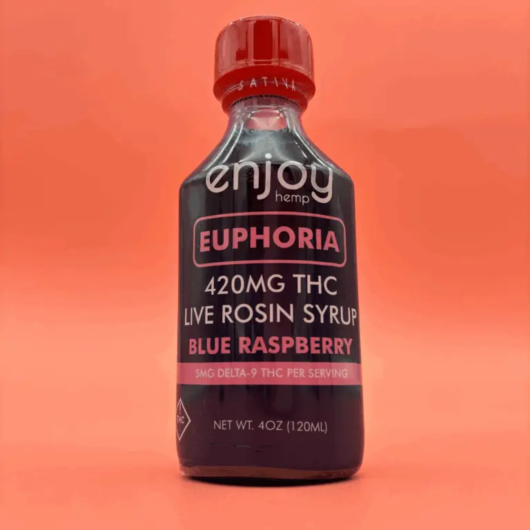 Live Rosin Syrup 4oz (420/Ea.) (Blue Raspberry Sativa) THC drink