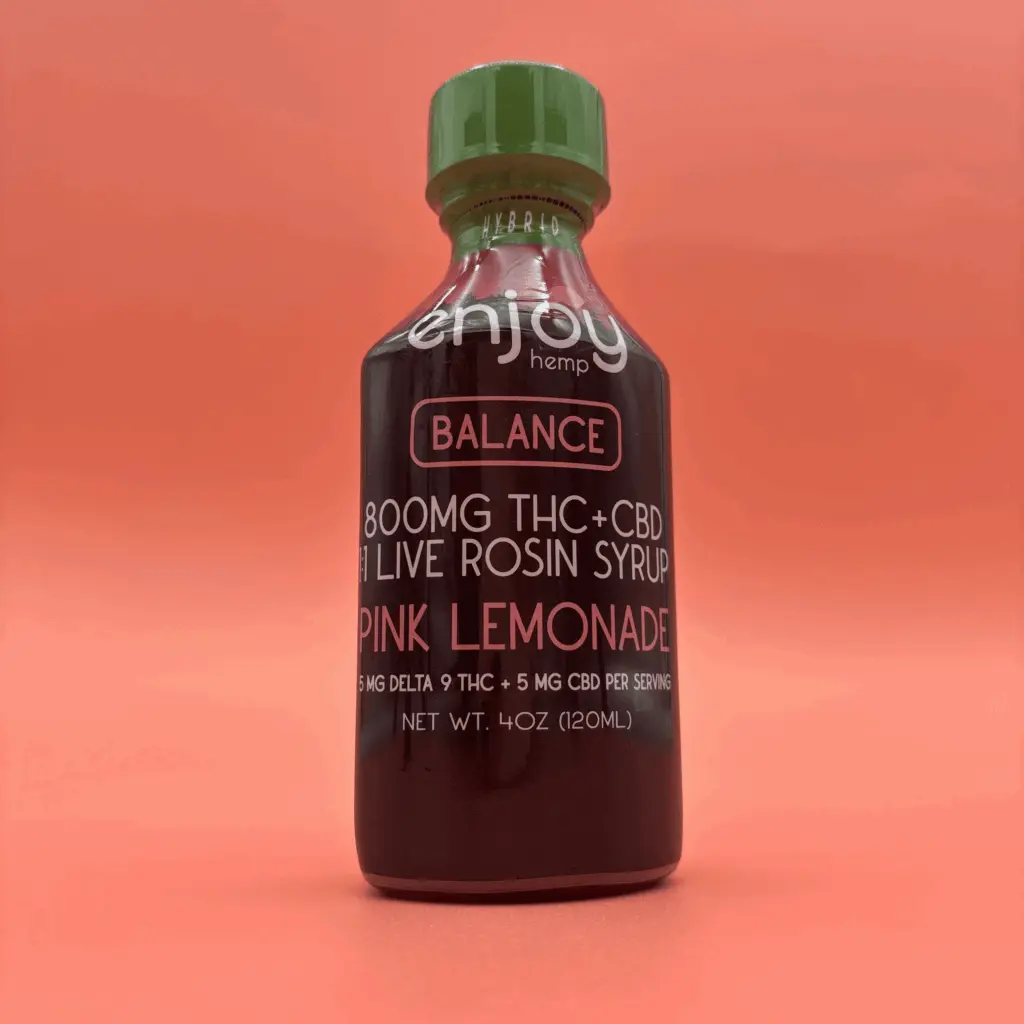 Pink Lemonade Live Rosin Delta 9 Syrup - 800mg, Hybrid THC edible