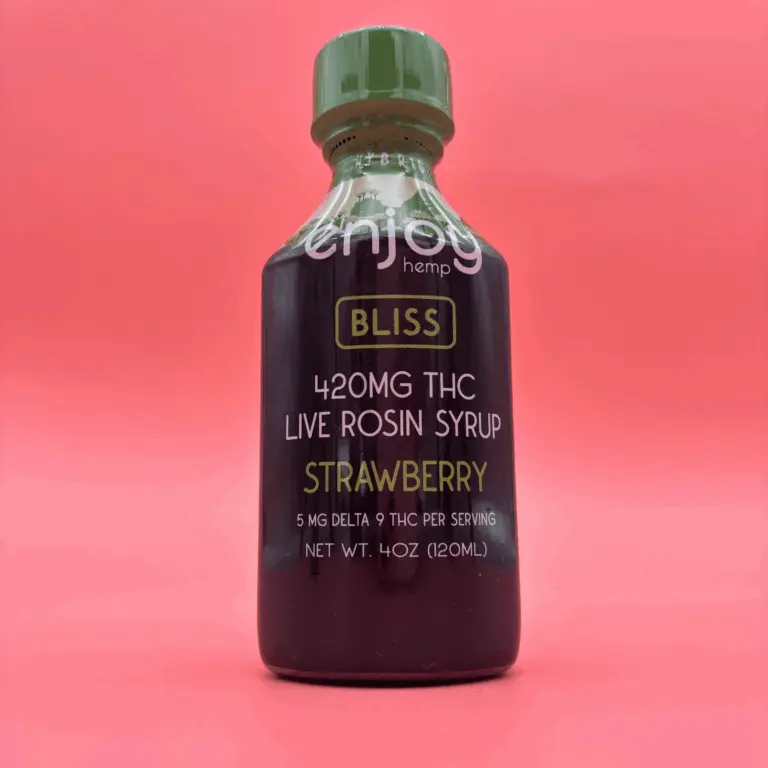 Live Rosin Syrup 4oz (420/Ea.) (Strawberry Hybrid) THC drink