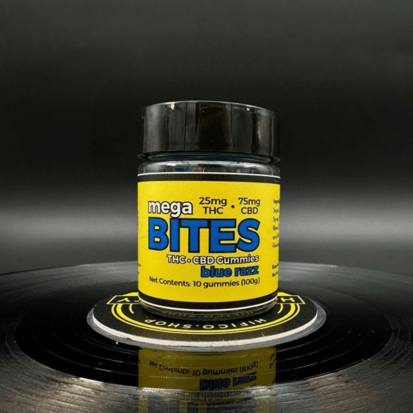 Blue Razz Mega Bites Jar