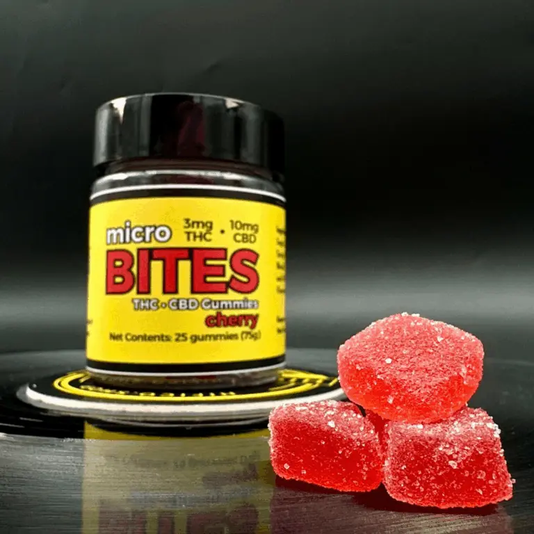 Micro Bites 25ct (13mg/Ea.) (Cherry) THC gummies