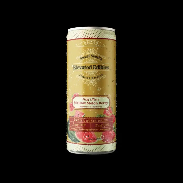Mellow Melon Berry Fizzy Lifter THC Rosin Drink (5mg/Ea.) (Indica) THC drink