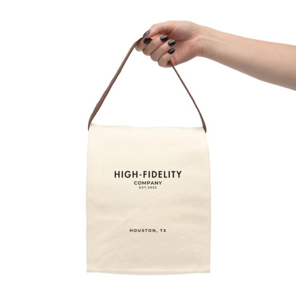 High Fidelity Canvas Lunch Bag 🎵🍱