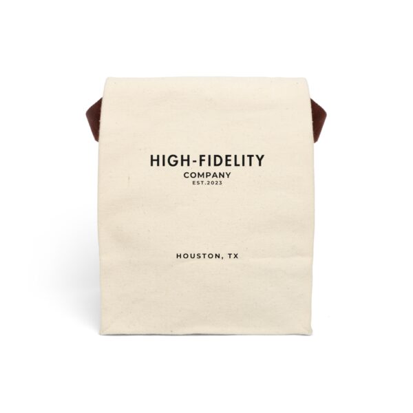 High Fidelity Canvas Lunch Bag 🎵🍱