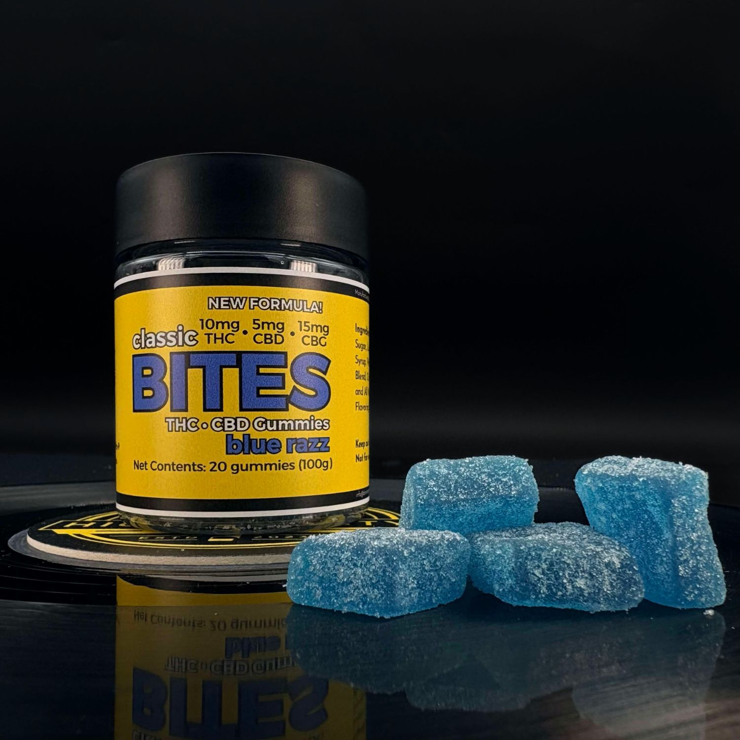 New Formula Bites 20ct (30mg/Ea.) (Blue Razz)