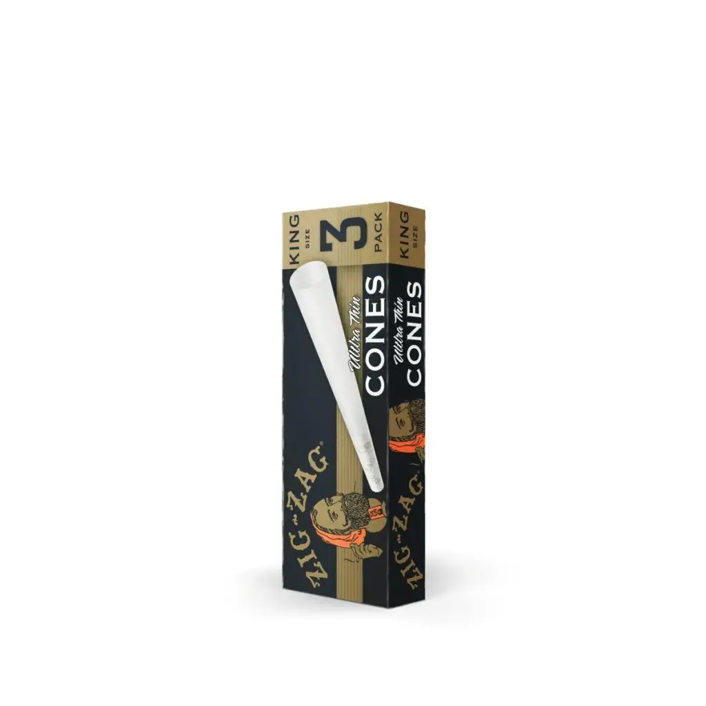 Zig-Zag King Size Cones (3ct) cannabis accessory