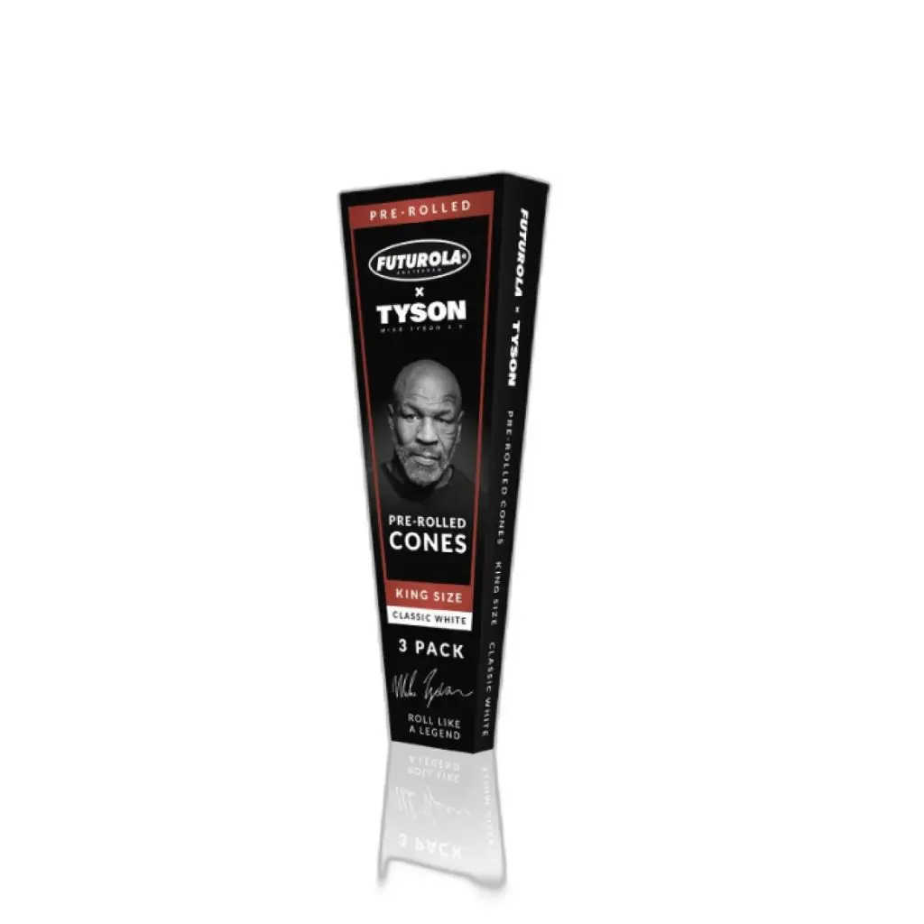 Futurola x Tyson Ranch King Size Cones (3ct) cannabis accessory