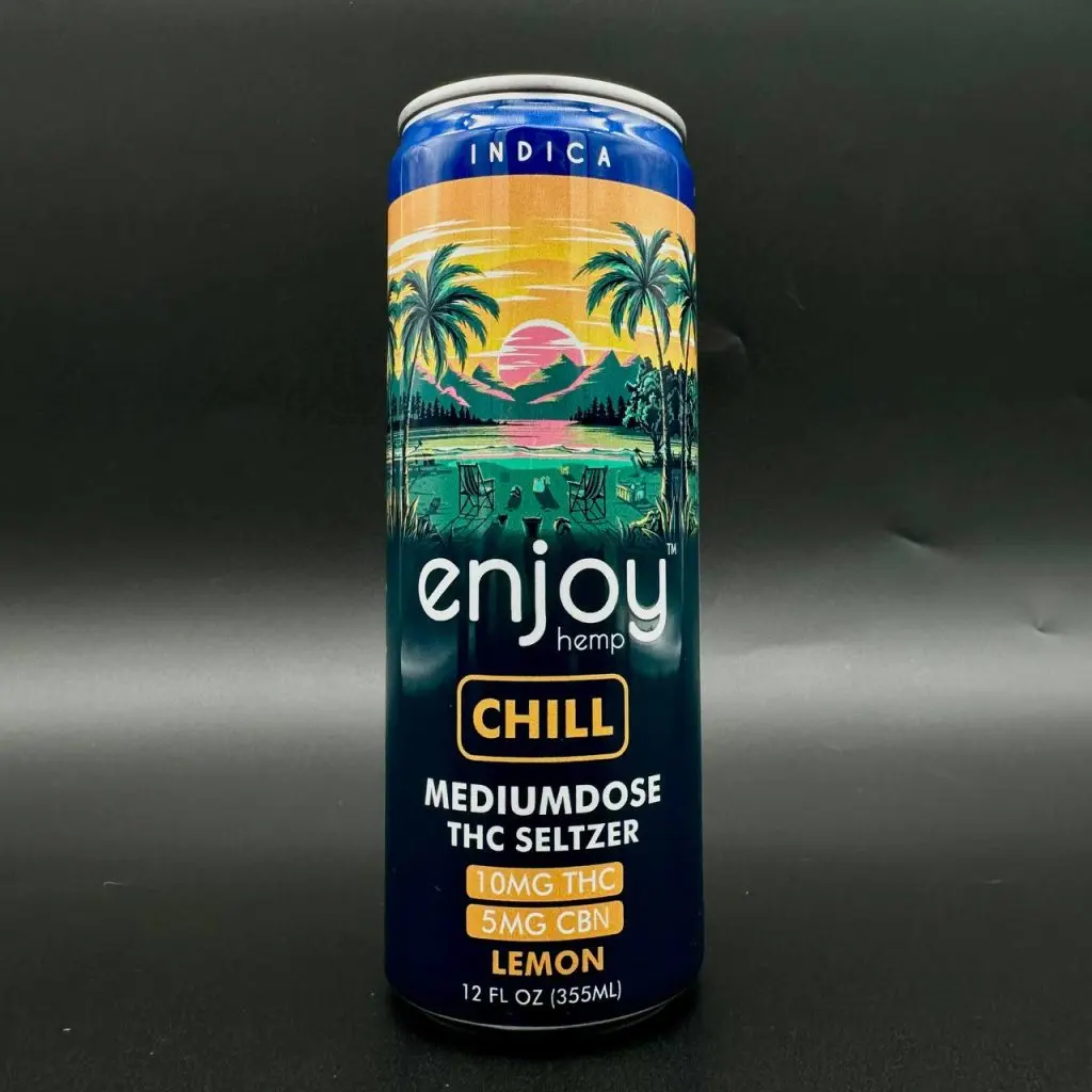 Lemon THC Seltzer 10mg (Indica) THC drink