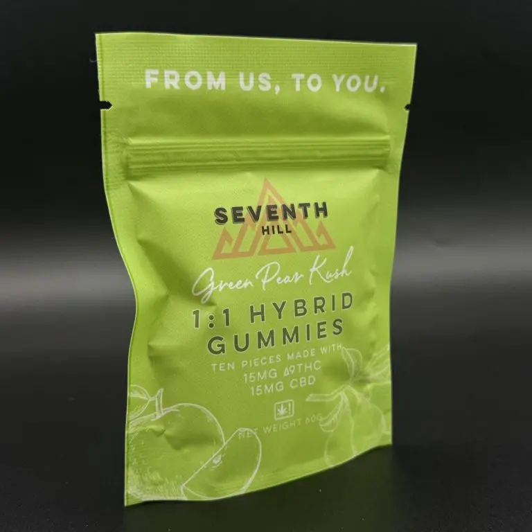Green Pear Kush Delta 9 Gummies - 15mg, Hybrid (10ct)