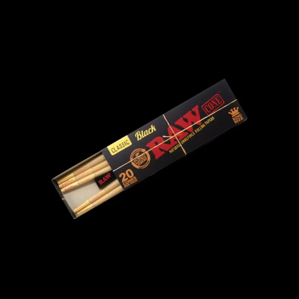 RAW King Size Cones 20 Pack cannabis accessory