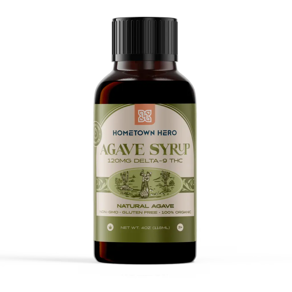 Natural Agave Delta 9 Syrup - 120mg THC edible