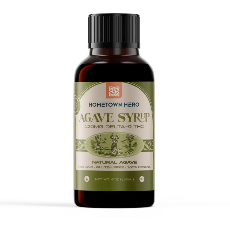 Natural Agave Delta 9 Syrup - 120mg THC drink