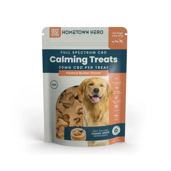 Peanut Butter Full Spectrum CBD Dog Treats - 20mg