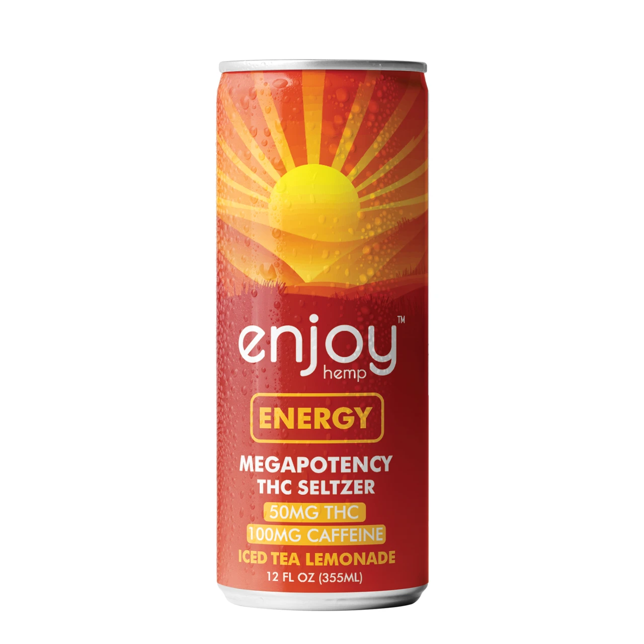 Iced Tea Lemonade Energy Delta 9 Seltzer — 50mg + 100mg Caffeine, 12 fl oz