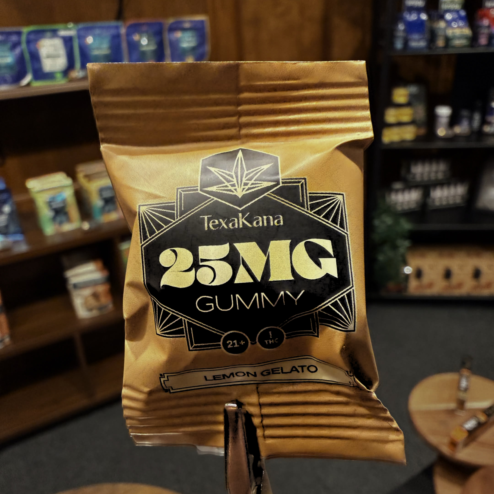 TexaKana Lemon Gelato Delta 9 Gummy — 25mg