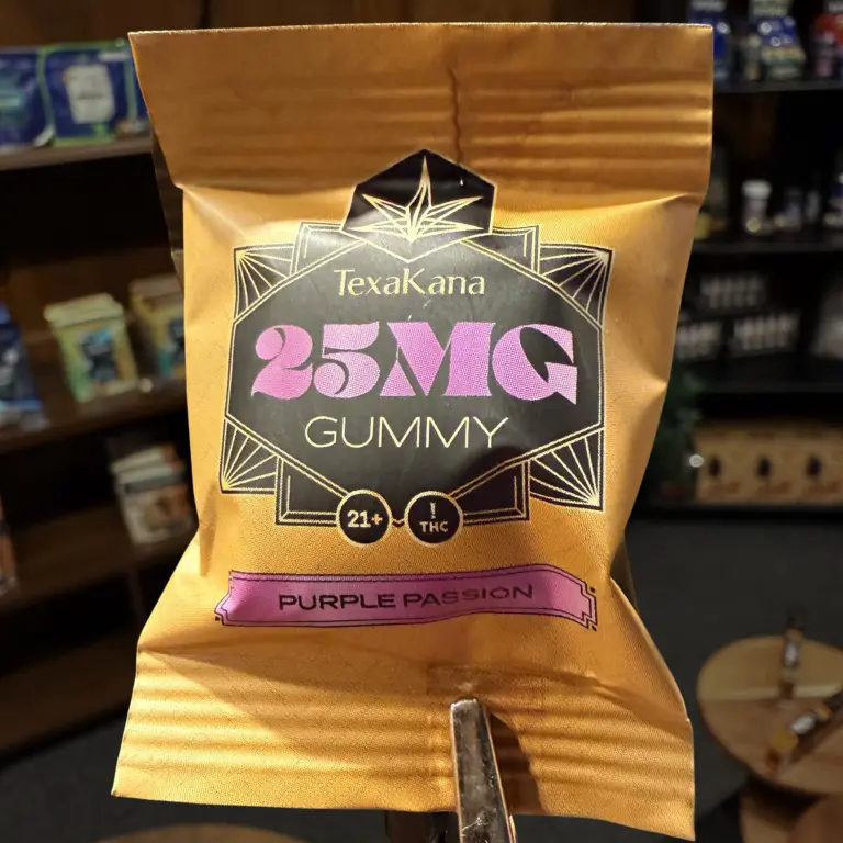 TexaKana Purple Passion Delta 9 Gummy, 25mg