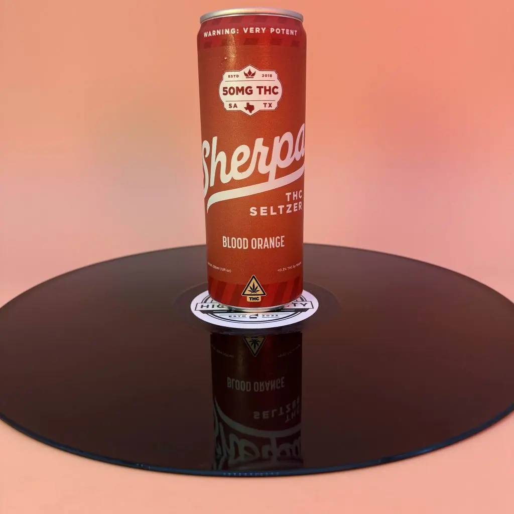 Sherpa Blood Orange THC Drink, 50mg