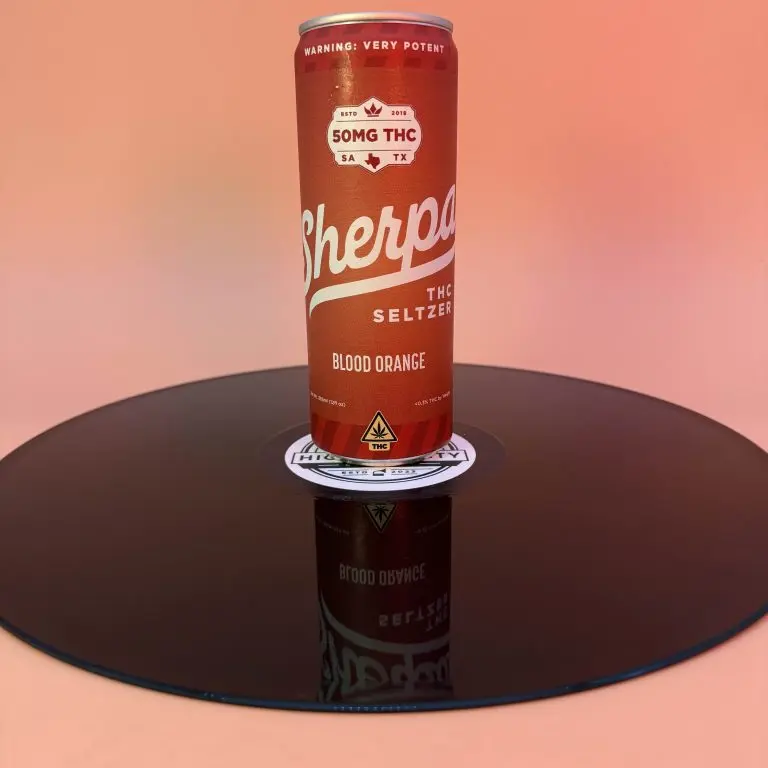Sherpa Blood Orange THC Drink, 50mg