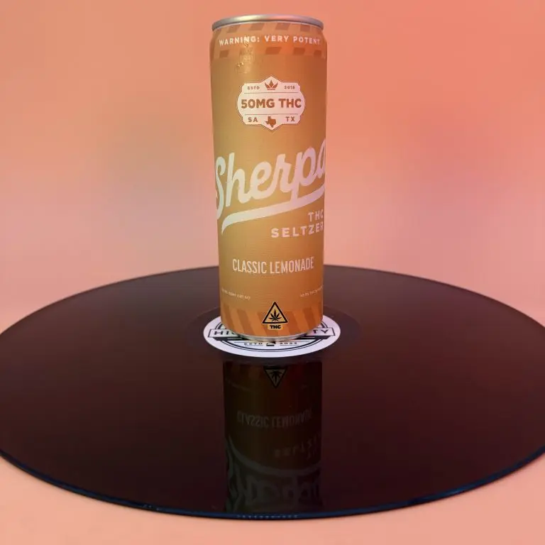 Sherpa Classic Lemonade THC Drink, 50mg