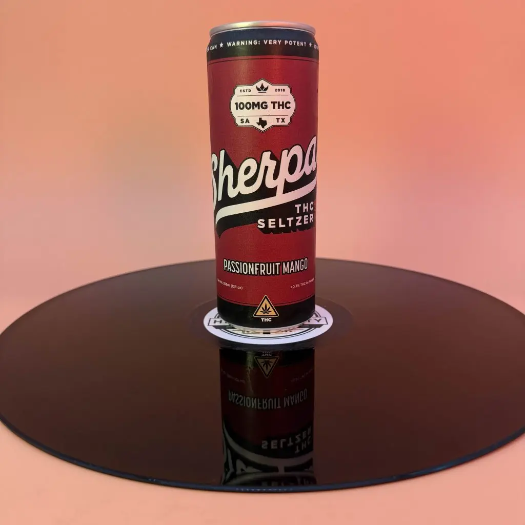 Sherpa Passionfruit Mango THC Drink, 100mg