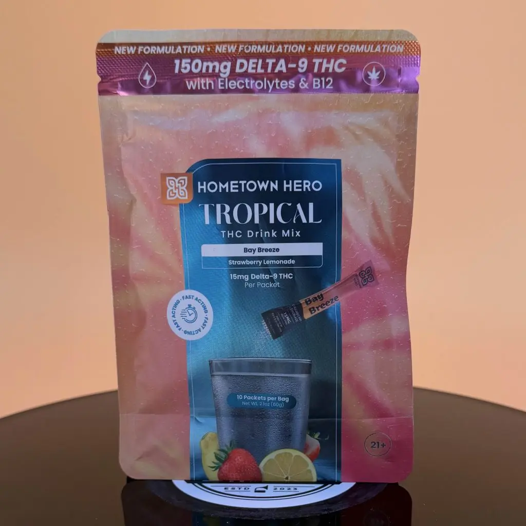 Bay Breeze (Strawberry Lemonade) Delta 9 Drink Mix, 15mg