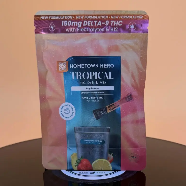 Bay Breeze (Strawberry Lemonade) Delta 9 Drink Mix, 15mg