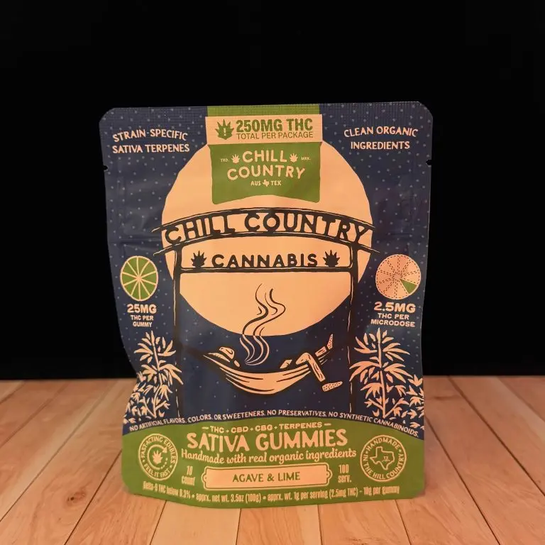 Chill Country Agave & Lime Delta 9 Gummy, 25mg
