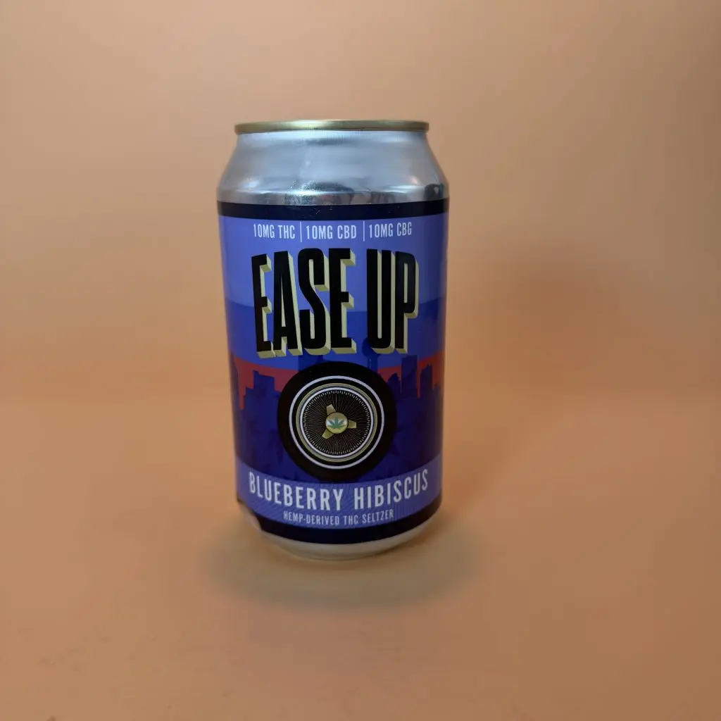 Ease Up Blueberry Hibiscus THC Drink, 10mg